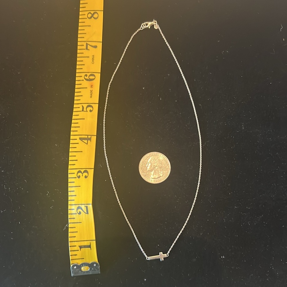 Silpada .925 Sterling Silver Horizontal Pendant 16” Necklace - Picture 5 of 5